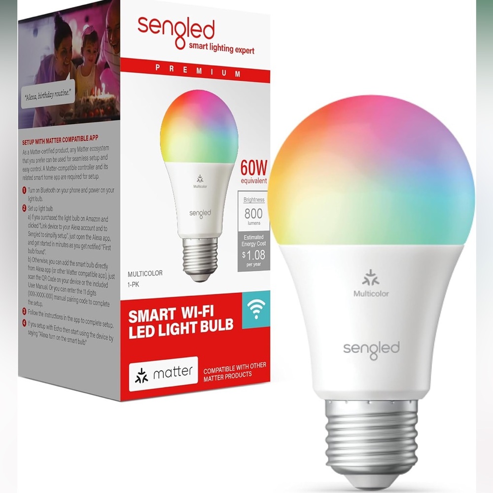 Sengled Multicolor LED Smart Light Bulb